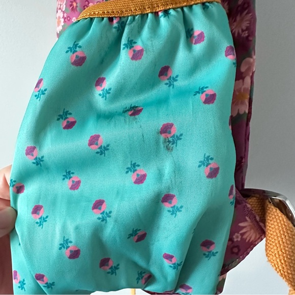 Matilda Jane Pack Up Backpack Purple Floral School Travel Kids Girls Zip Pockets - Picture 7 of 10